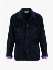 Dark Navy Cord Shirt-Jacket by Koy Clothing