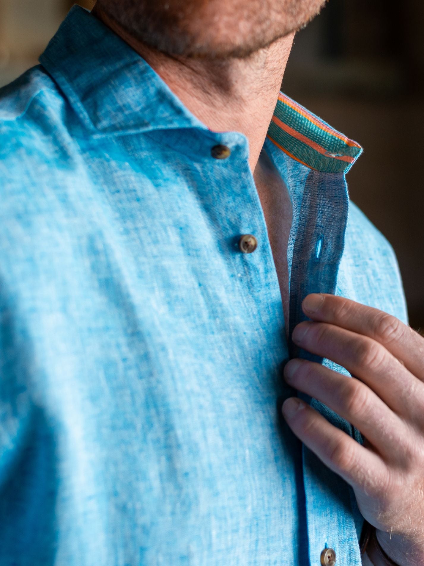 Nyota Short-Sleeved Linen Shirt