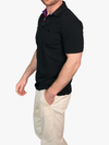 Kugawana Charcoal Short-Sleeved Polo Shirt