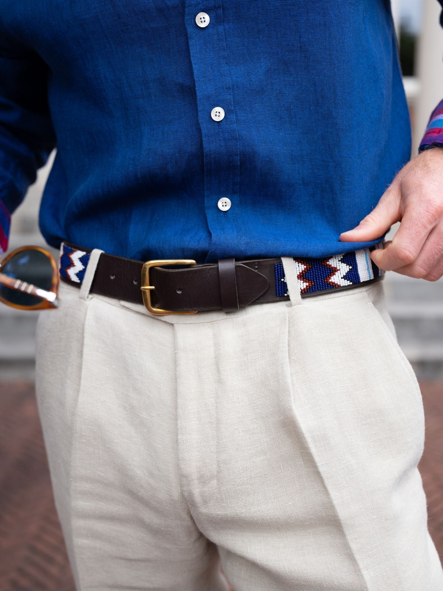 Kenyan Beaded Belt - BARIDI (Wide)