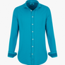 Maji Blue Kabisa Kenyan Kikoy Shirt by Koy Clothing