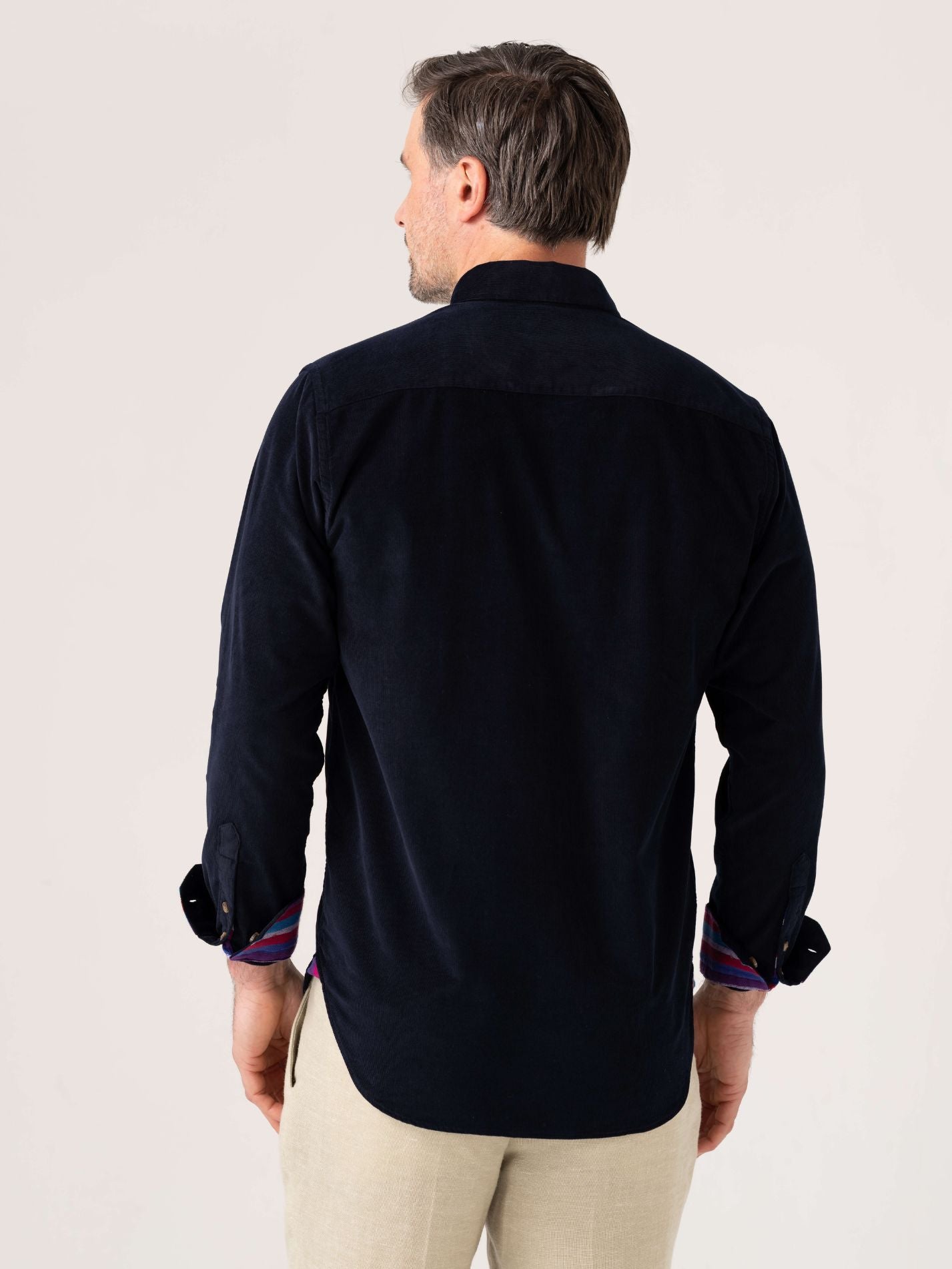 Dark Navy Cord Shirt