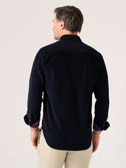 Dark Navy Cord Shirt