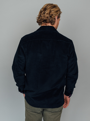 Dark Navy Cord Shirt-Jacket by Koy Clothing