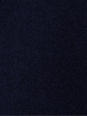 Navy wool and cashmere blazer fabric texture swatch