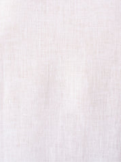 White Short-Sleeved Linen Shirt