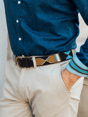 Beaded Belt - Mwezi (WIDE)