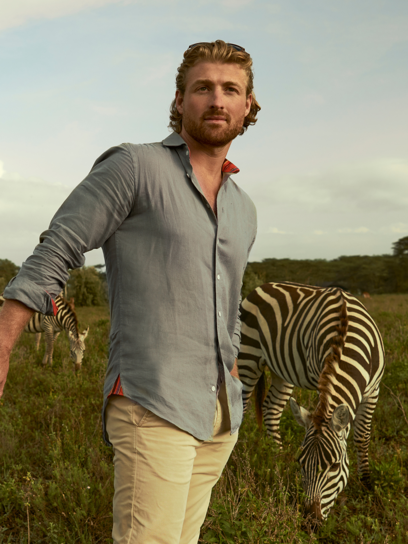 Mara Safari Khaki Linen Shirt