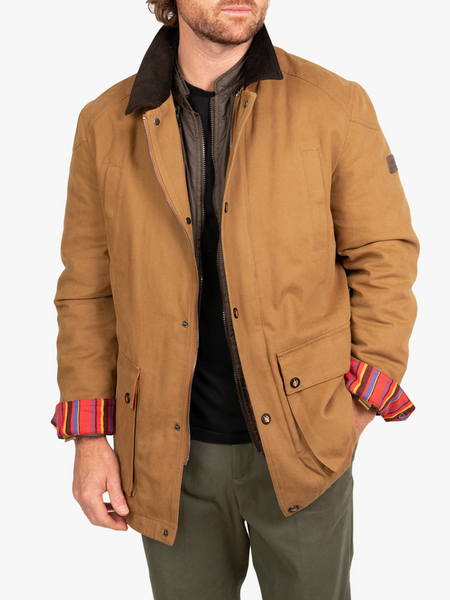 Orvis men's corduroy 2025 collar cotton barn jacket