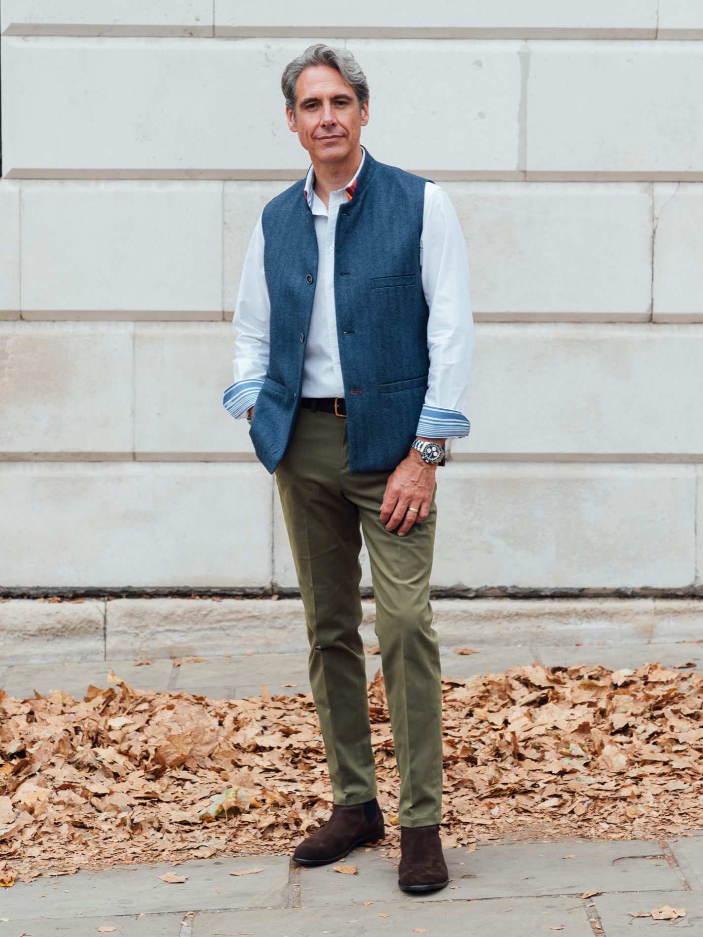 Mara Khaki Chino Trousers