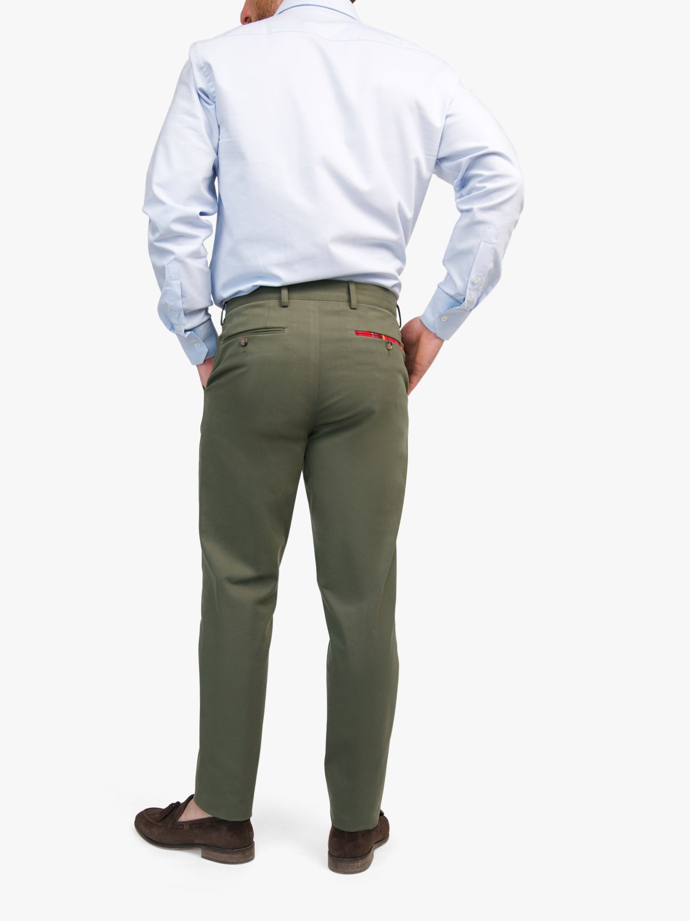 Mara Khaki Chino Trousers