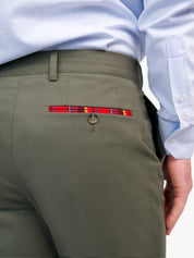 Mara Khaki Chino Trousers