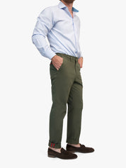 Mara Khaki Chino Trousers