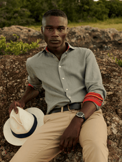 Mara Safari Khaki Linen Shirt