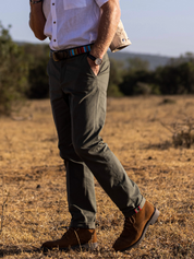 Mara Khaki Chino Trousers