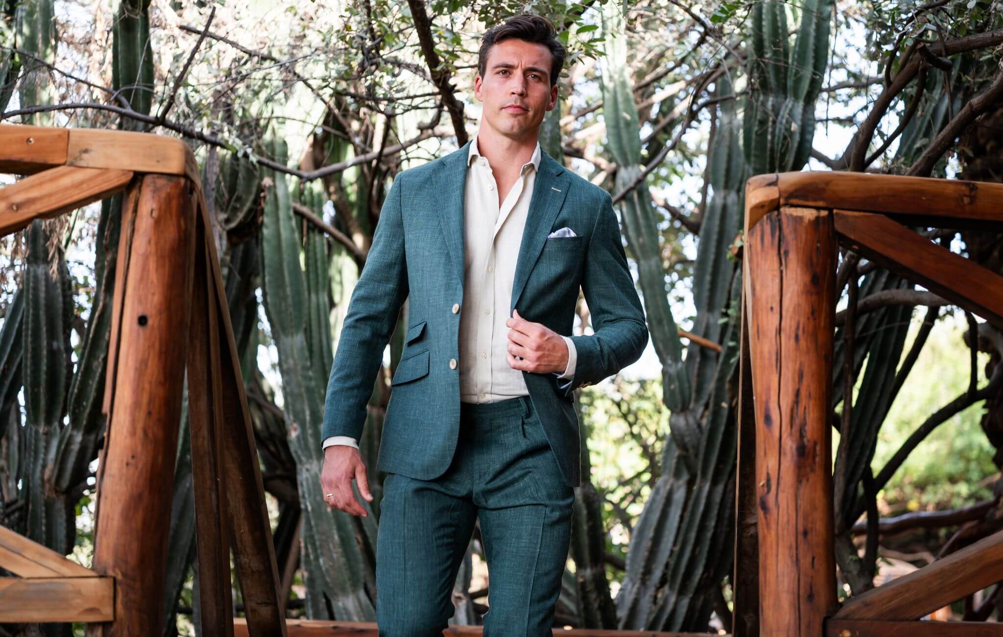 Why a Linen, Wool & Silk Blend Makes the Perfect Summer Suit