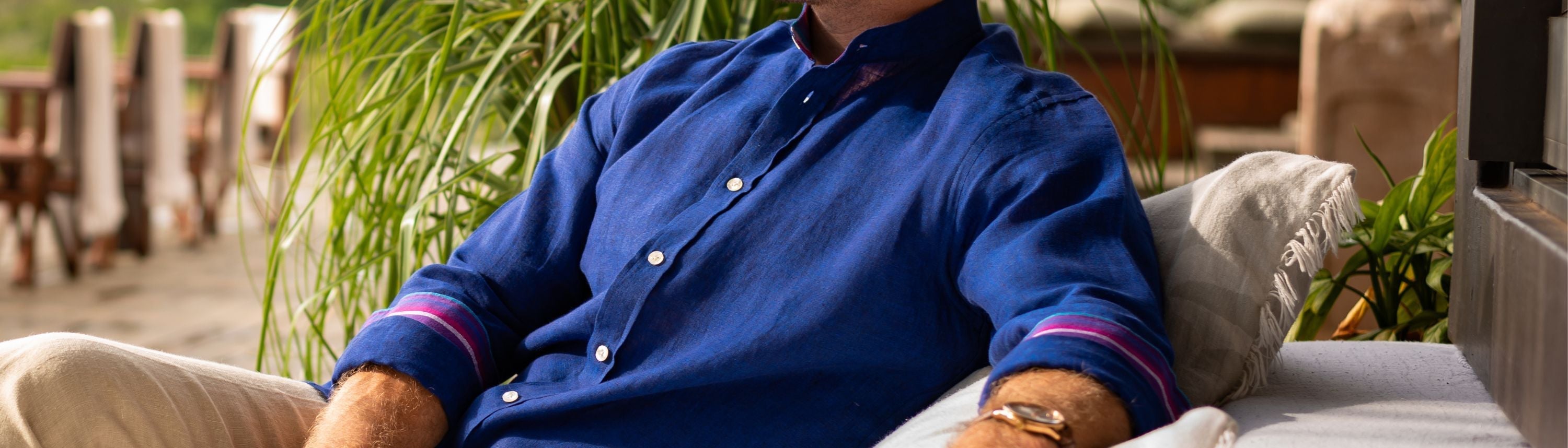 Grandfather Collar Shirts
