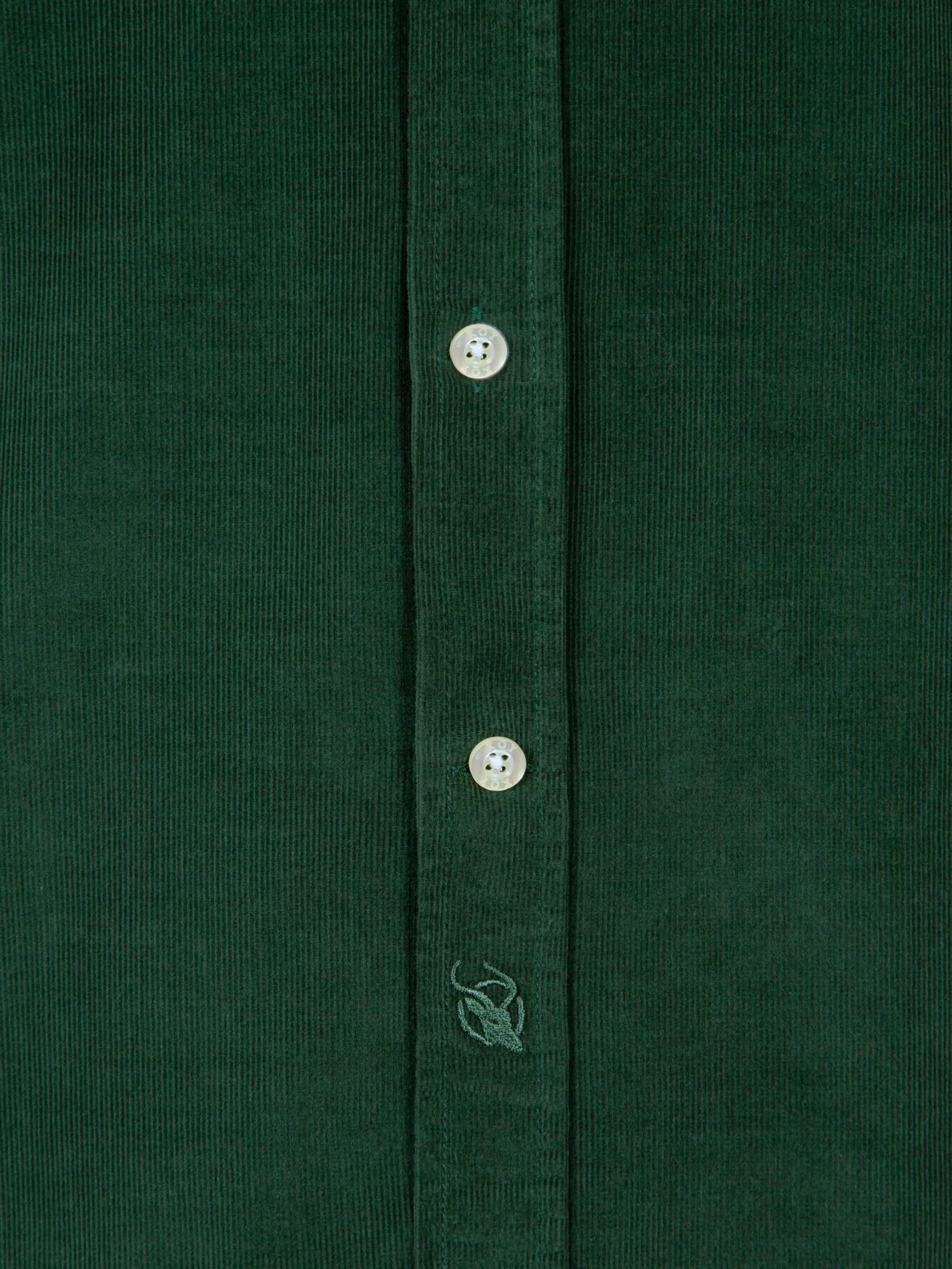 Pine Green Cord Shirt