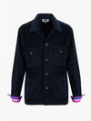 Dark Navy Cord Shirt-Jacket by Koy Clothing 