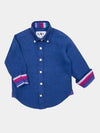 Boys Navy Linen Shirt by koy Clothing