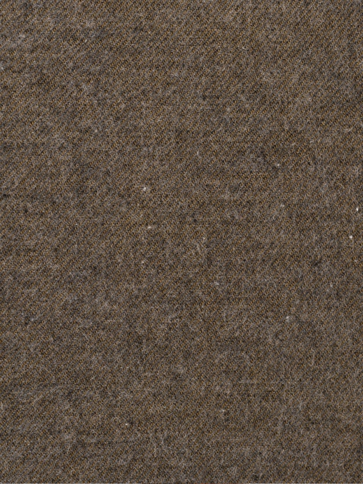 Close-up of Olive Cotton-Cashmere fabric texture