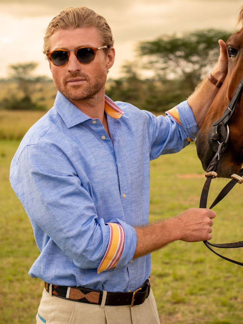 Deep Blue Shirt