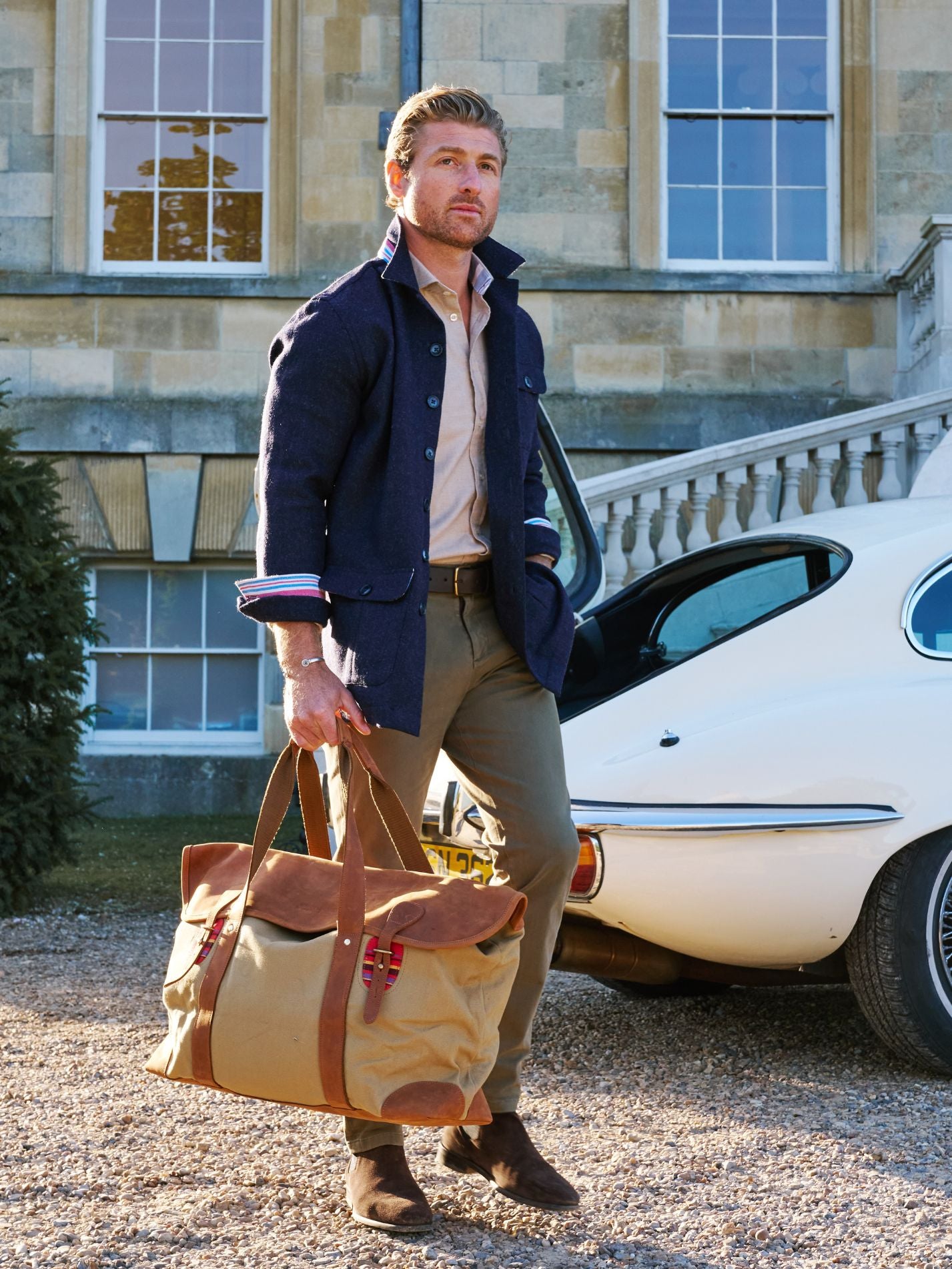 Navy Wool Shirt-Jacket