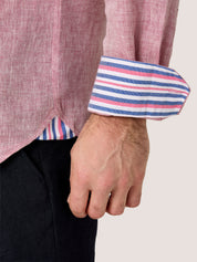 Dusty Pink Linen Shirt