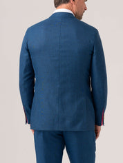Royal Blue Linen Blazer 