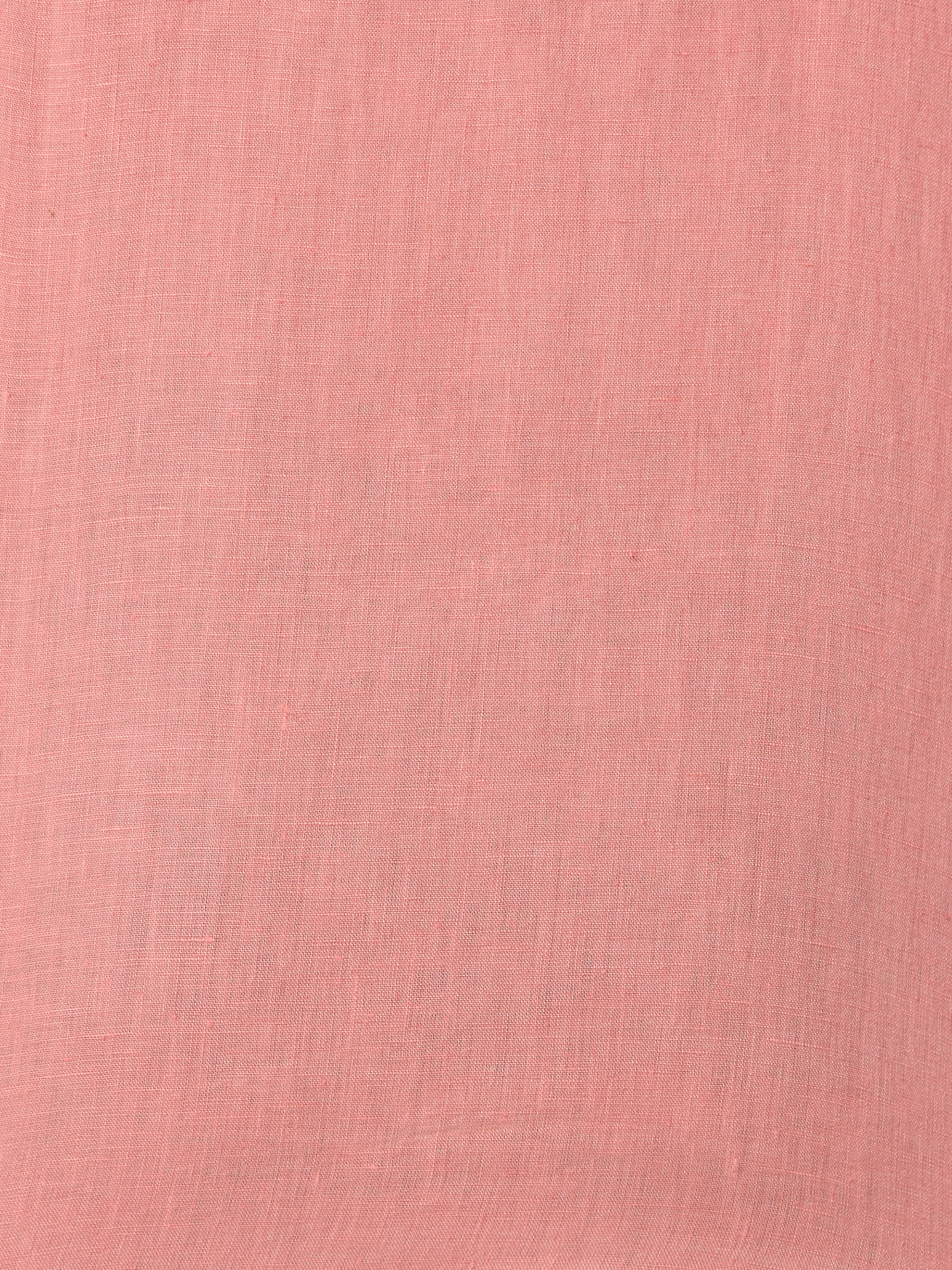 Salmon Pink Linen Shirt