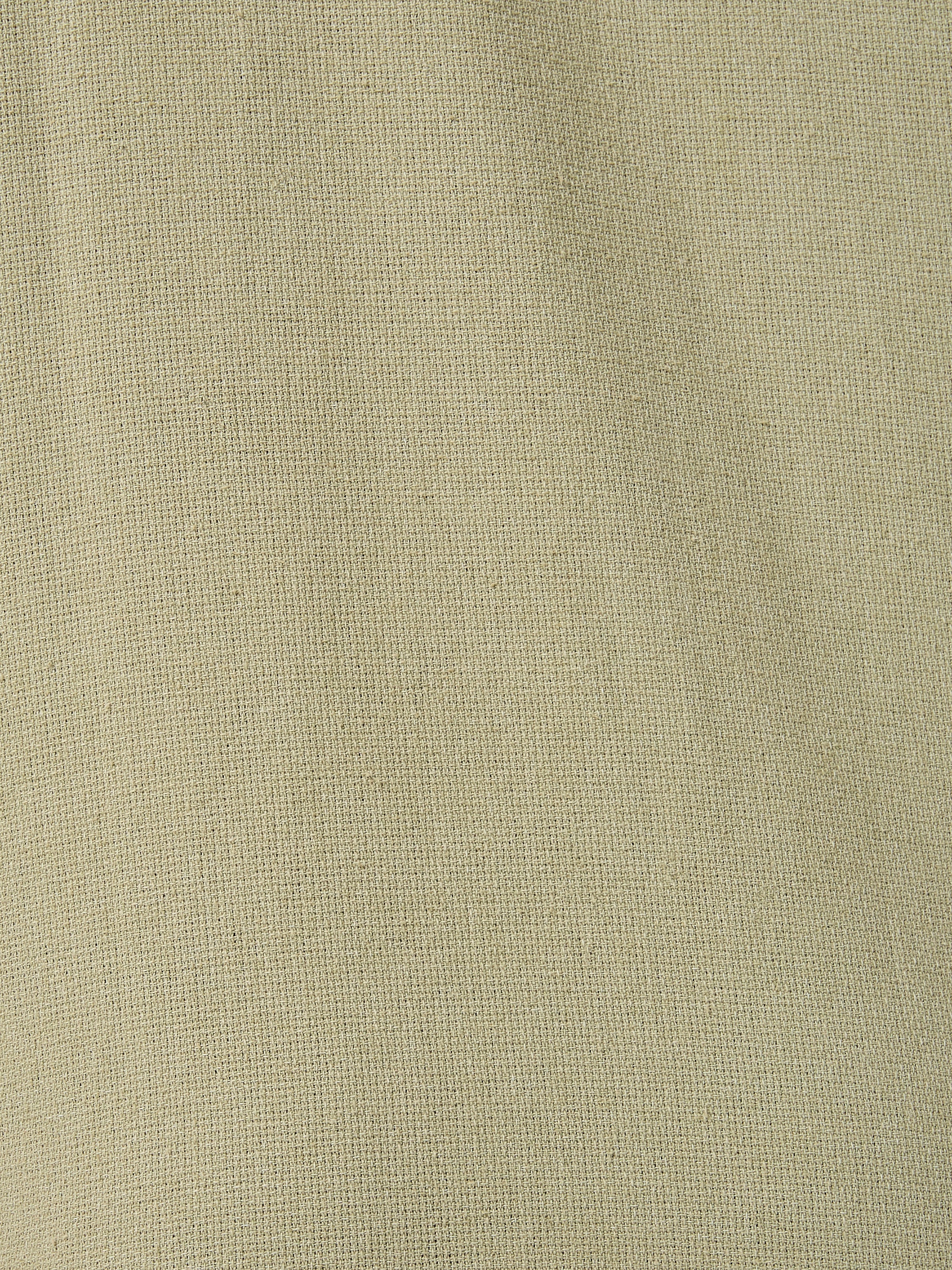 Olive Sack Weave Short Sleeve Shirt