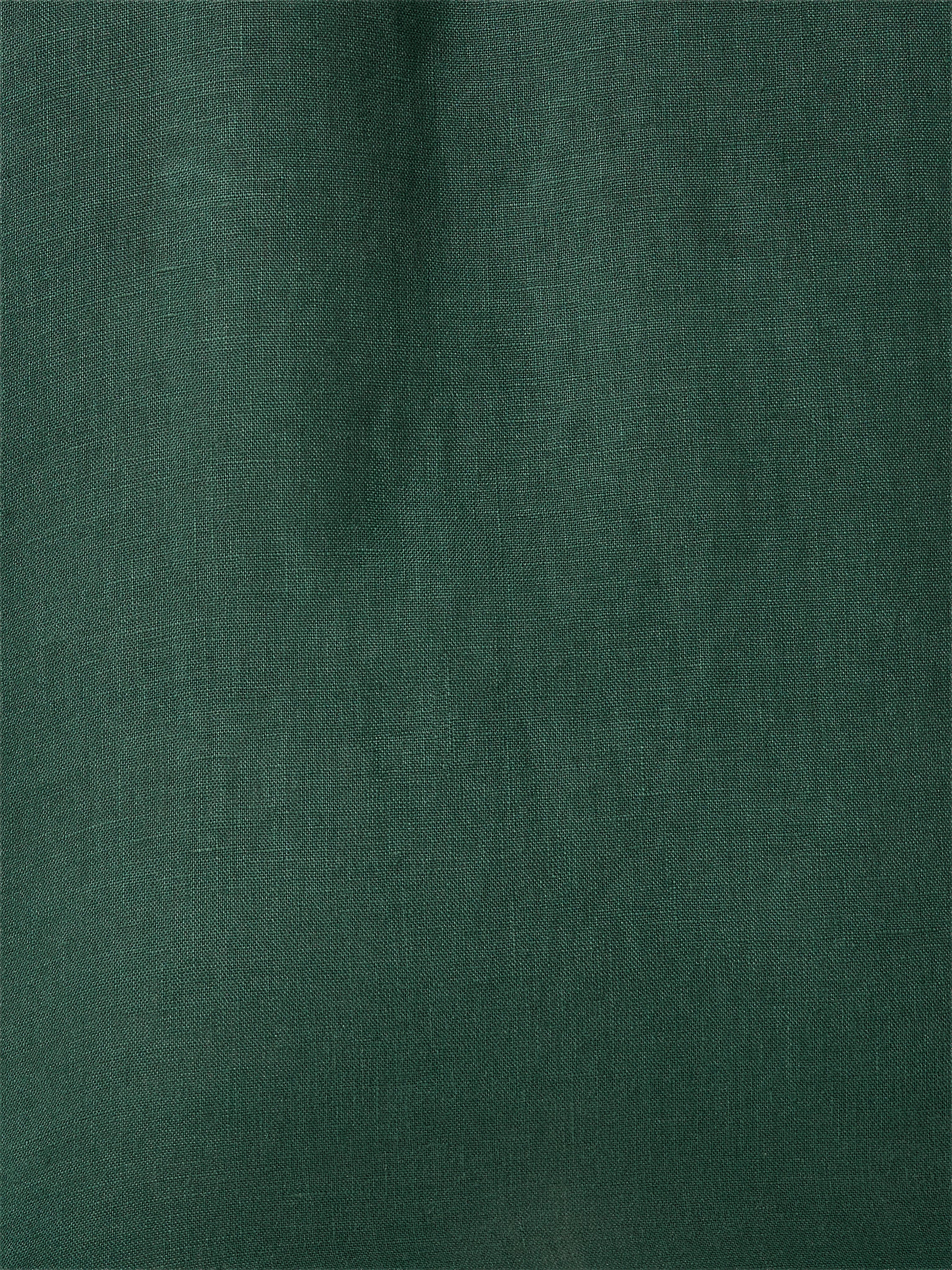 Forest Green Linen Shirt