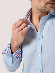 Light Blue Linen Shirt
