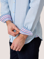 Light Blue Linen Shirt