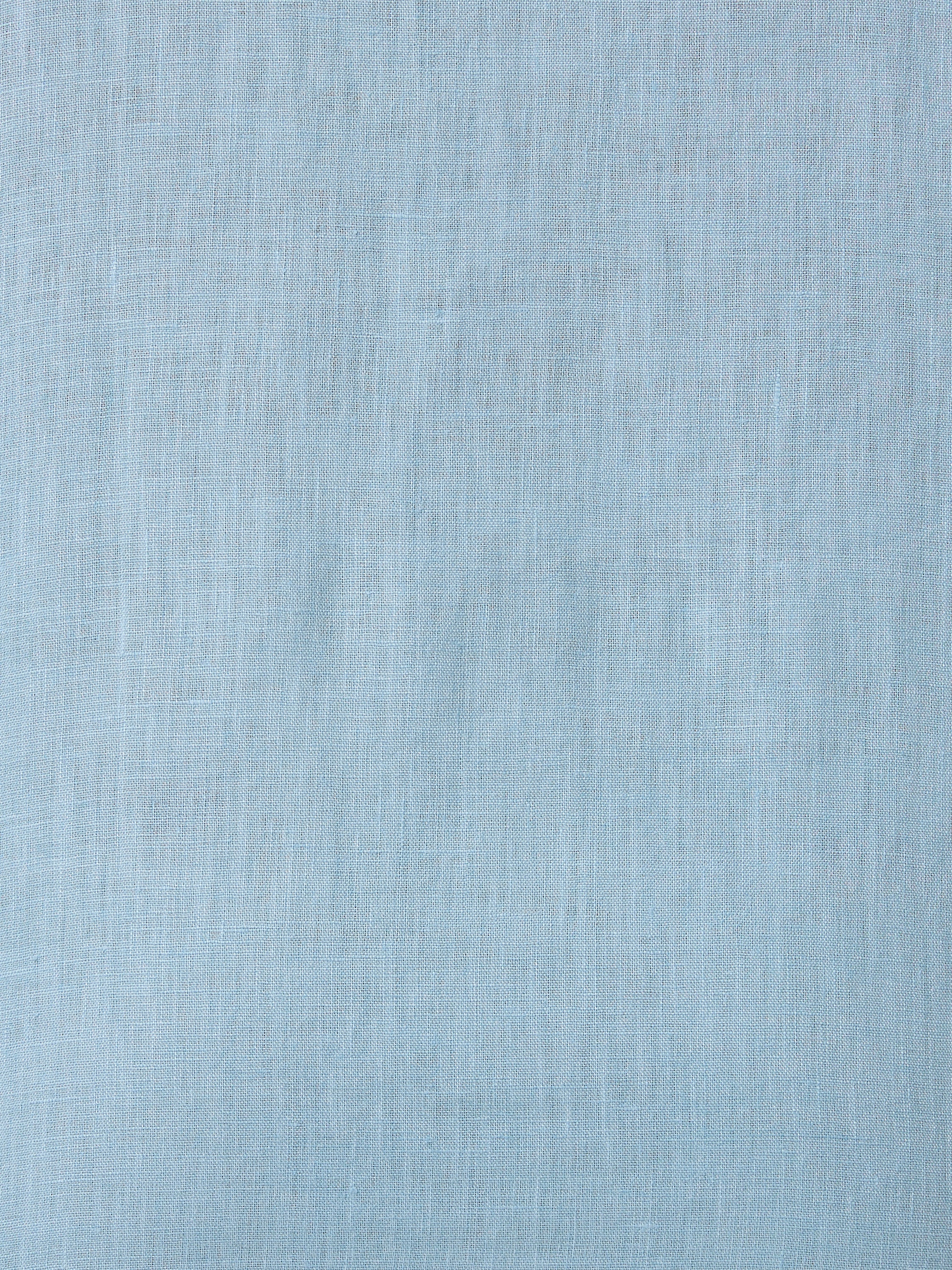 Ocean Blue Linen Shirt