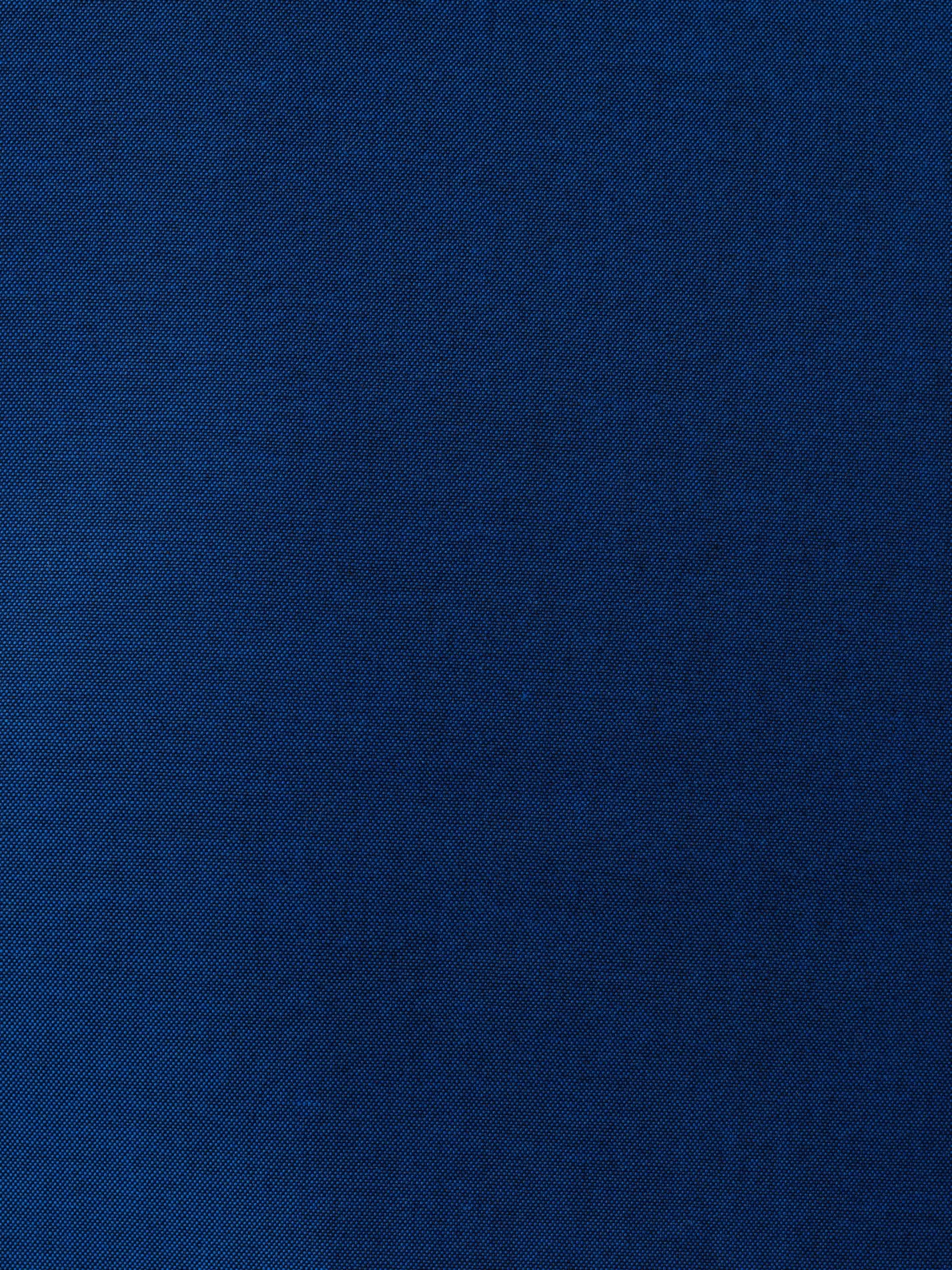 Mens Navy Oxford shirt with red Kenyan trim - fabric close up