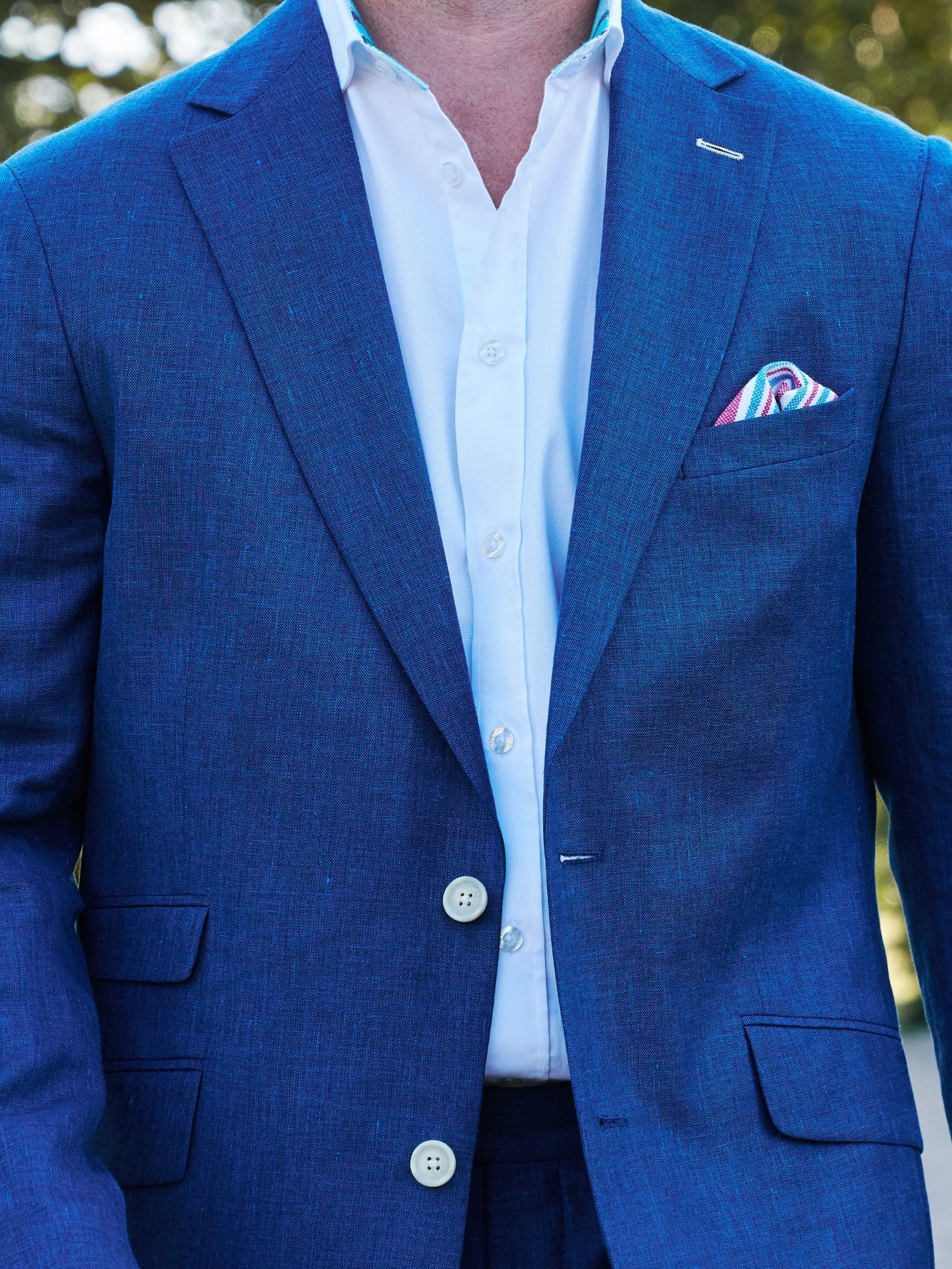 Teal Linen Blend Blazer | PRE-ORDER ONLY