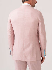 Pink Linen Blend Blazer 
