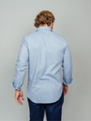 Blue Cotton-Cashmere Shirt