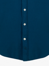 Ziwa Teal-Blue Kabisa Kenyan Kikoy Shirt by Koy Clothing