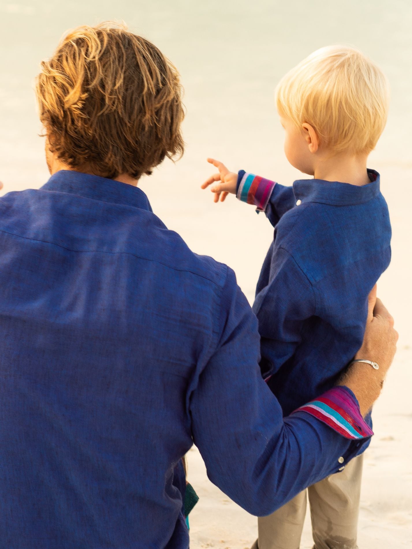 Boys Navy Linen Shirt by koy Clothing