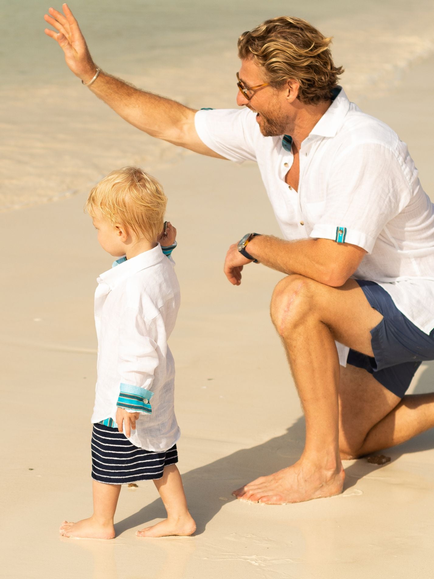 Boys White Linen Shirt by Koy Clothing