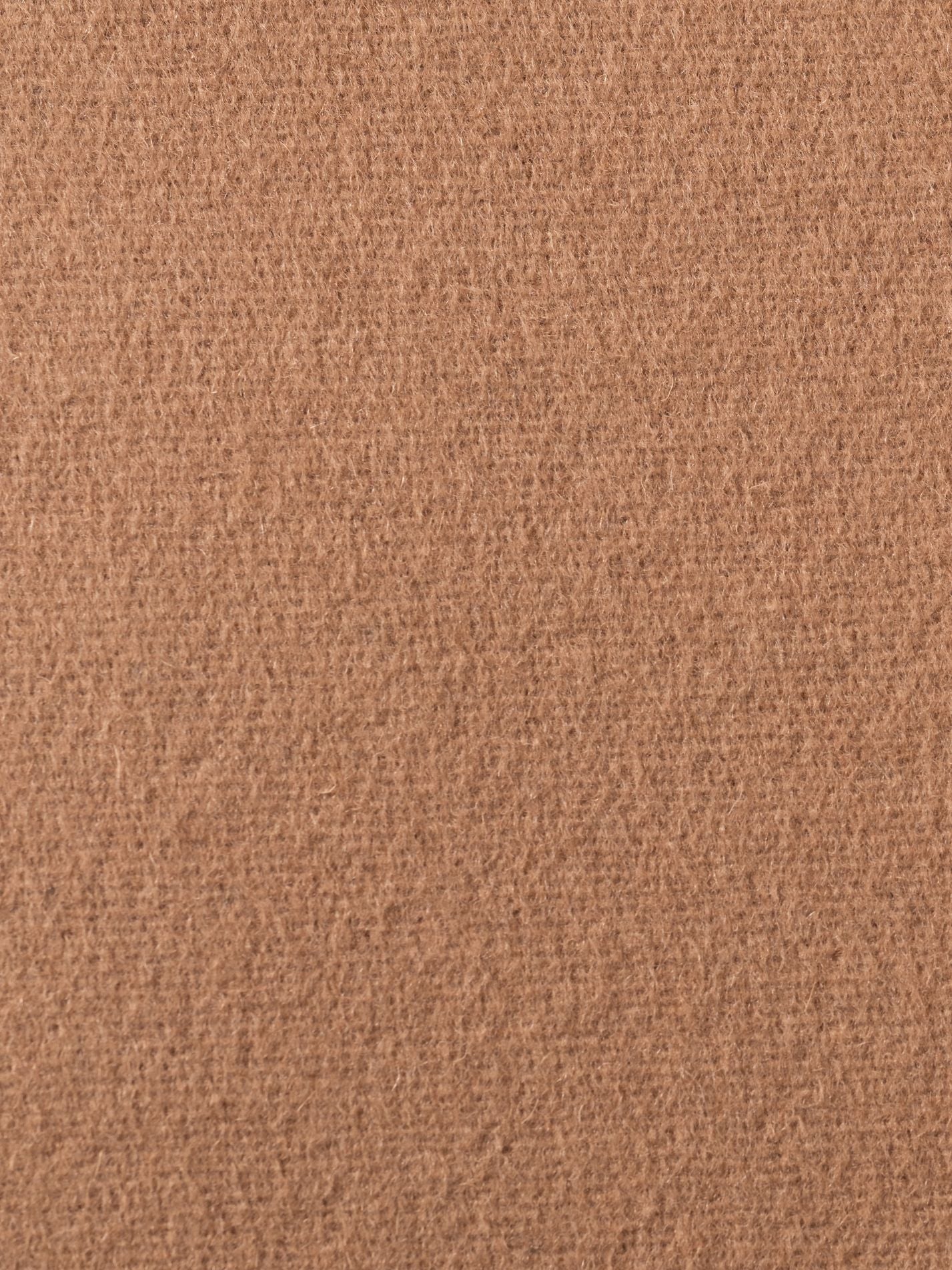 Mens Camel wool overcoat - fabric close up