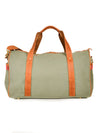 Safari Green Canvas Explorer Duffle Bag  by Koy Clothing