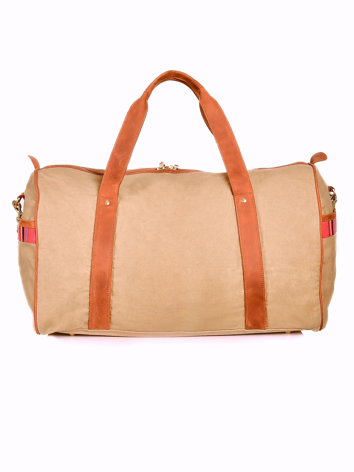 Small canvas duffle sale