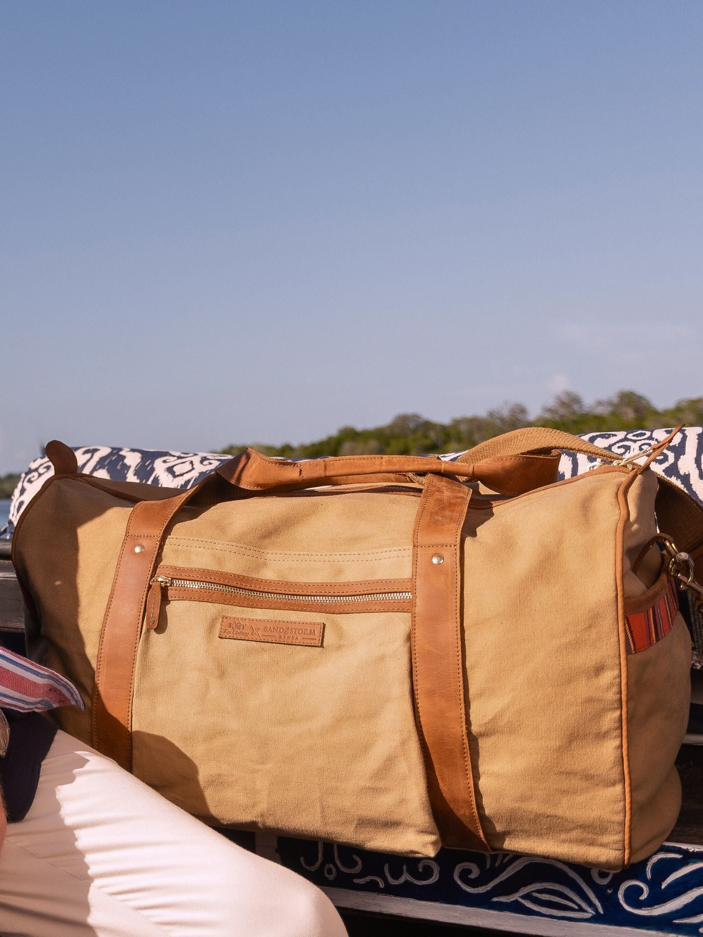 Canvas Explorer Duffle Bag - Tan