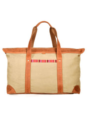 Canvas Weekender Bag - Tan