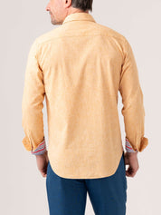 Jua Tangerine Linen Shirt by Koy Clothing