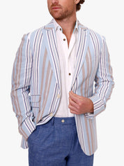 Lamu Striped Kikoy Blazer