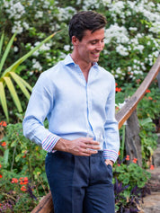 Light Blue Linen Shirt